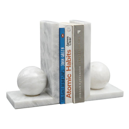 Book Holder - Marble Bookends L shape Design