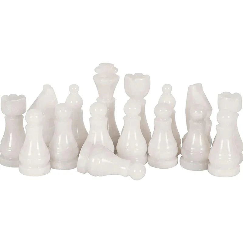 White and Green Premium Quality Chess pieces